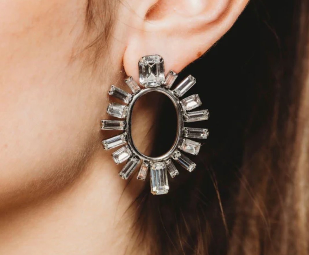 Crystal Sadira Earrings - Amor Lafayette