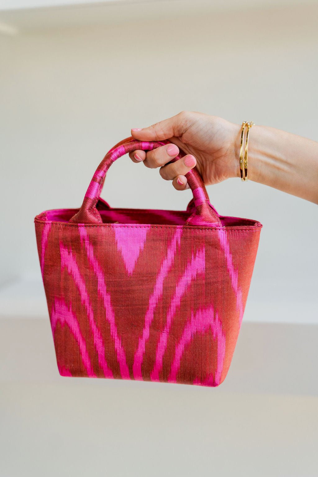 Hot Pink/Red Mini Cypress Tote - Amor Lafayette
