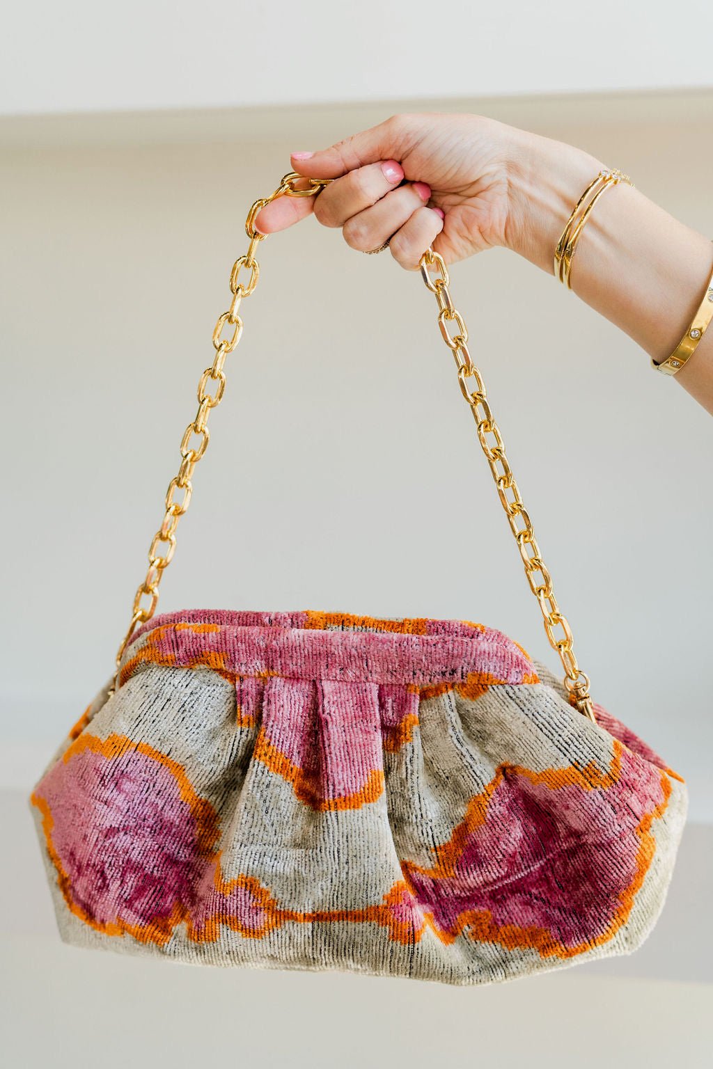 Pink/White Cloud Dolly Bag - Amor Lafayette