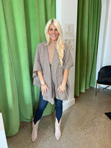 Taupe Knit Wrap