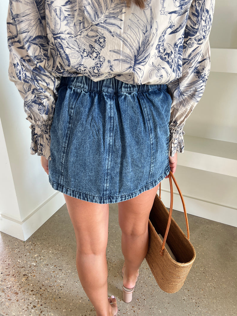 Guinness Denim Johanna Mini Skort