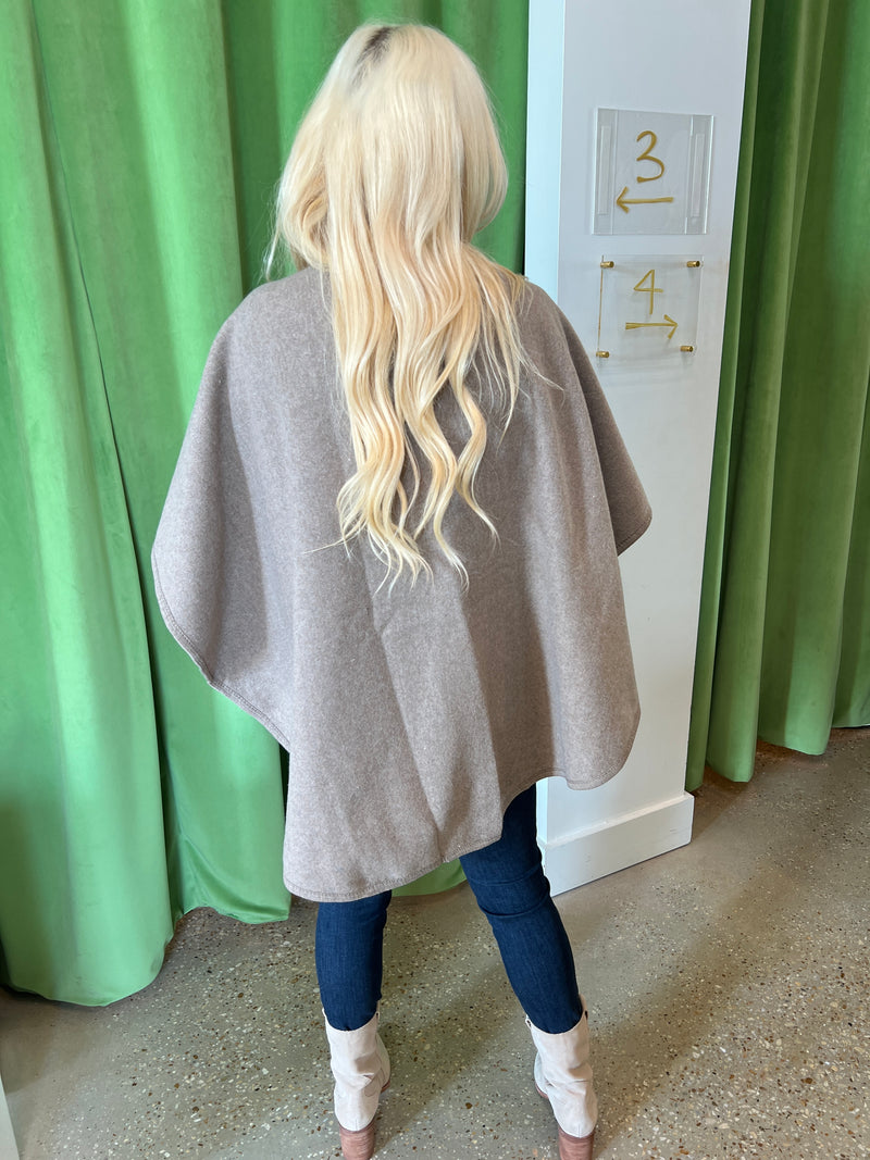 Taupe Knit Wrap
