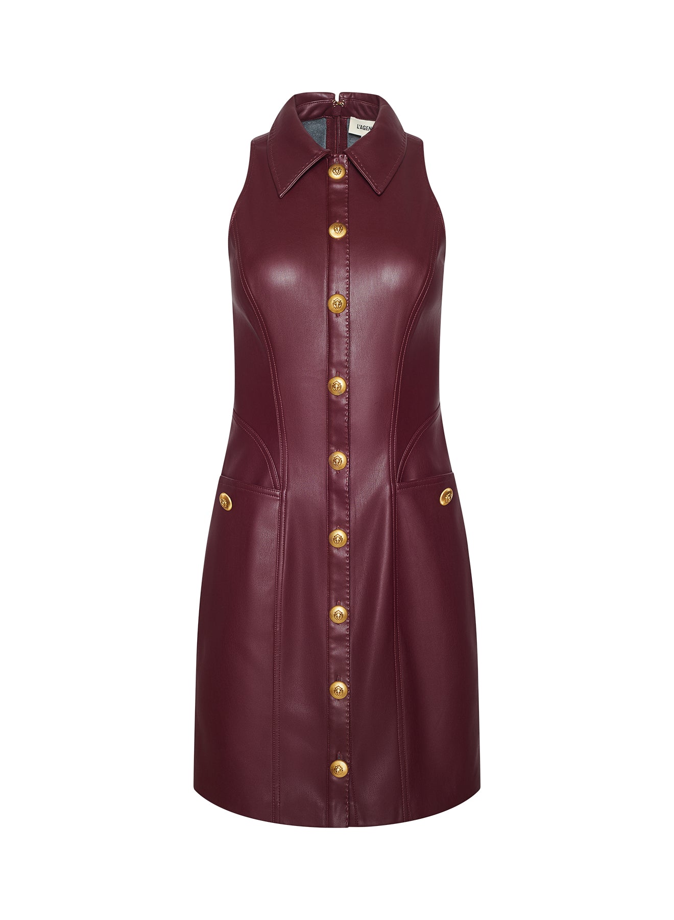 APOLLINE COLLAR RACER DRESS