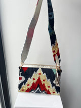 The Sophia Zipper Clutch- Aztec*