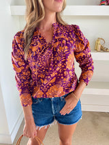Black Safari Laurie Top