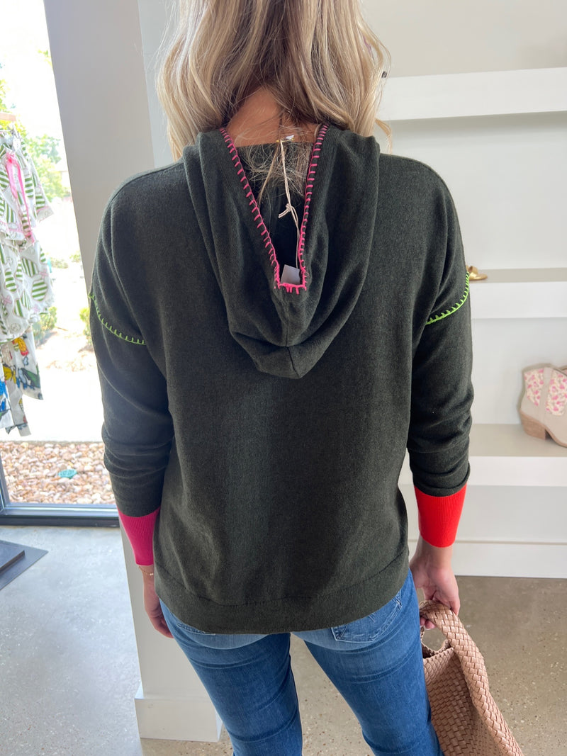 Military Whipstitch Hoodie