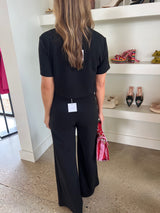 Black Mia Top and Leona Pant Set