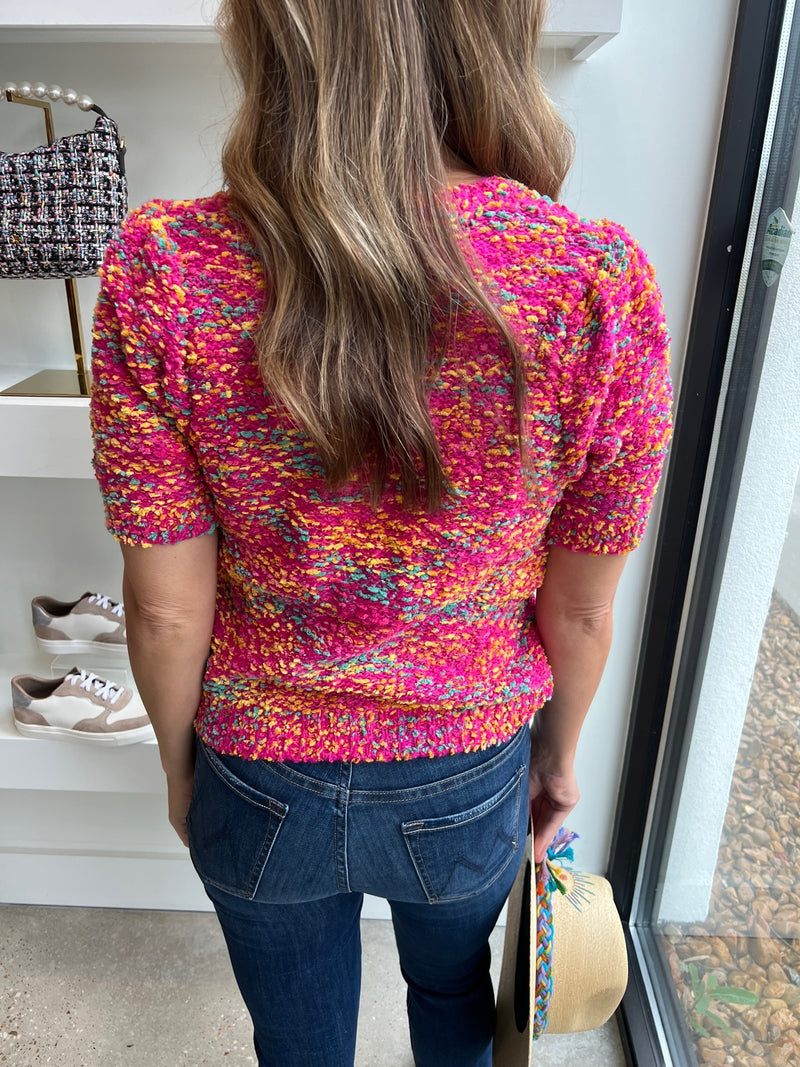 Fuchsia Shira Sweater
