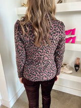 Rose Cheetah Blazer