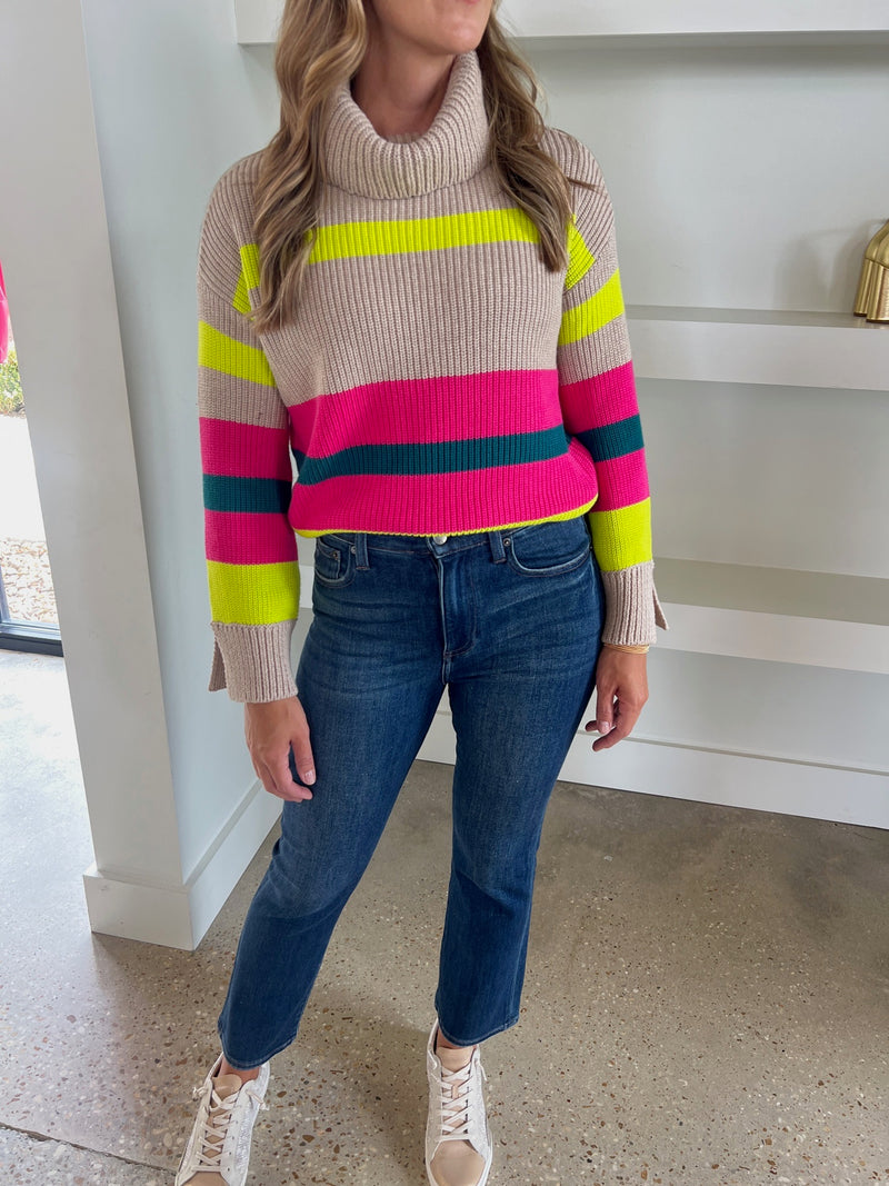 Cashew Heather Multicolored Giana Sweater