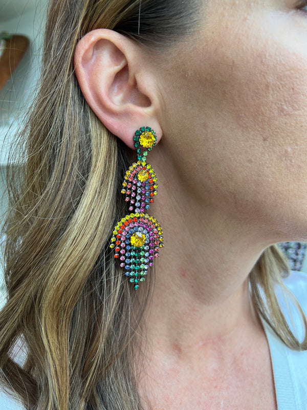 Rainbow Lace Earrings