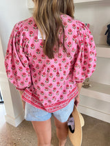 Taffy Samah Zinnia Block Top
