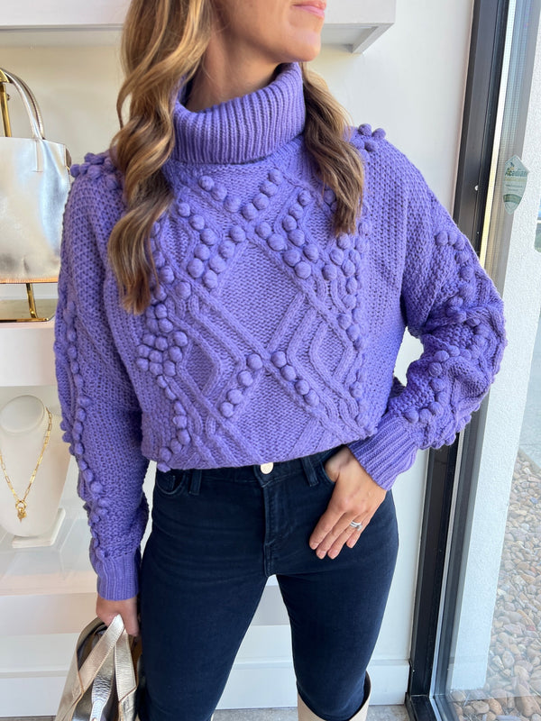 Purple Daphne Sweater
