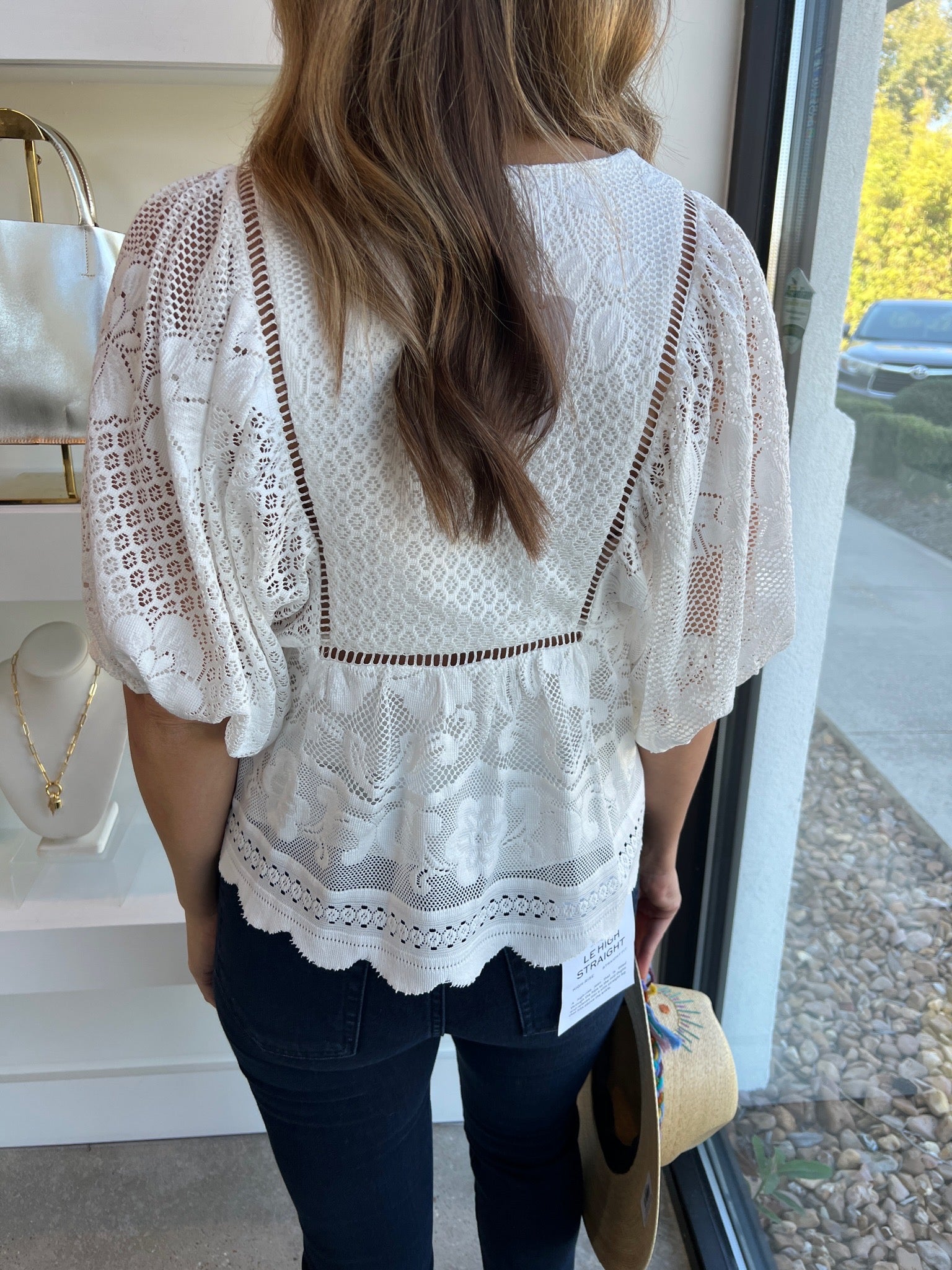 Ivory Lace Loudon Top
