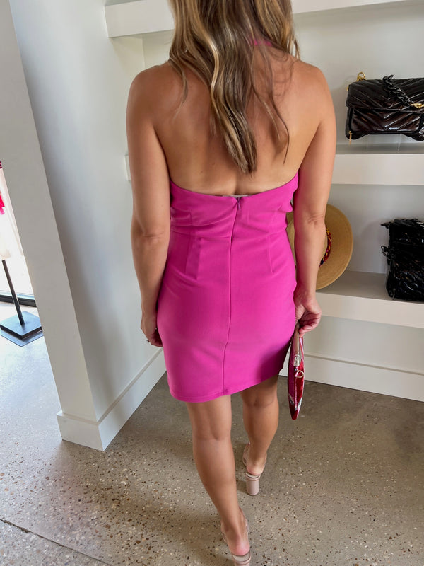 Hot Pink Philippa Dress