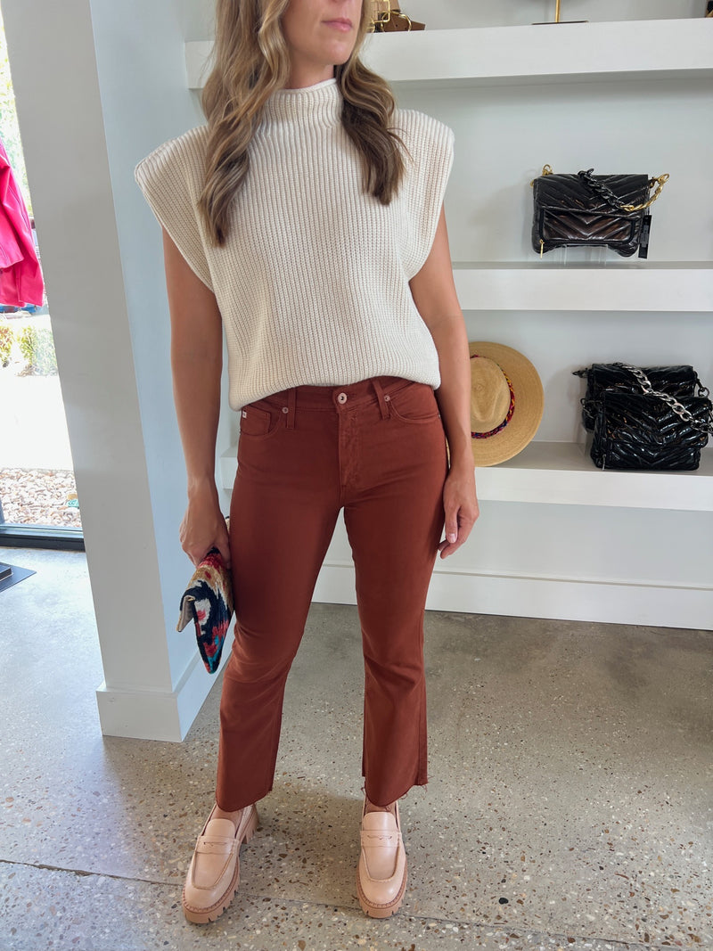 AG Farrah Boot Crop In Spiced Maple