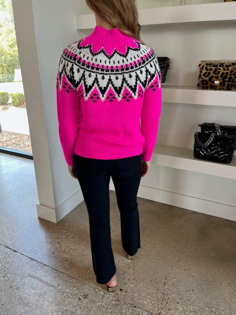 Bright Pink Kienna Sweater