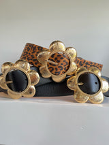 Leopard/Gold Belt
