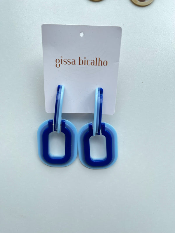 Bic Blue Elos Earrings