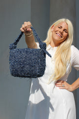 Classic Blue Tenely Hand Bag