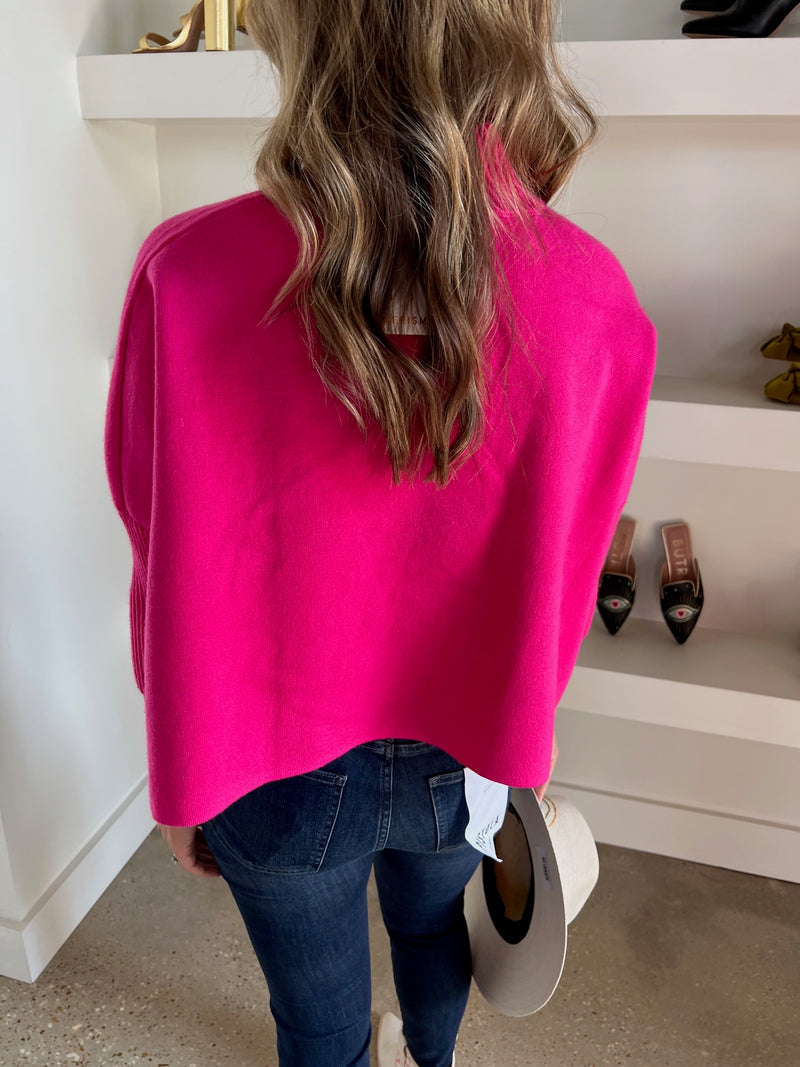Super Pink Cropped Sweater