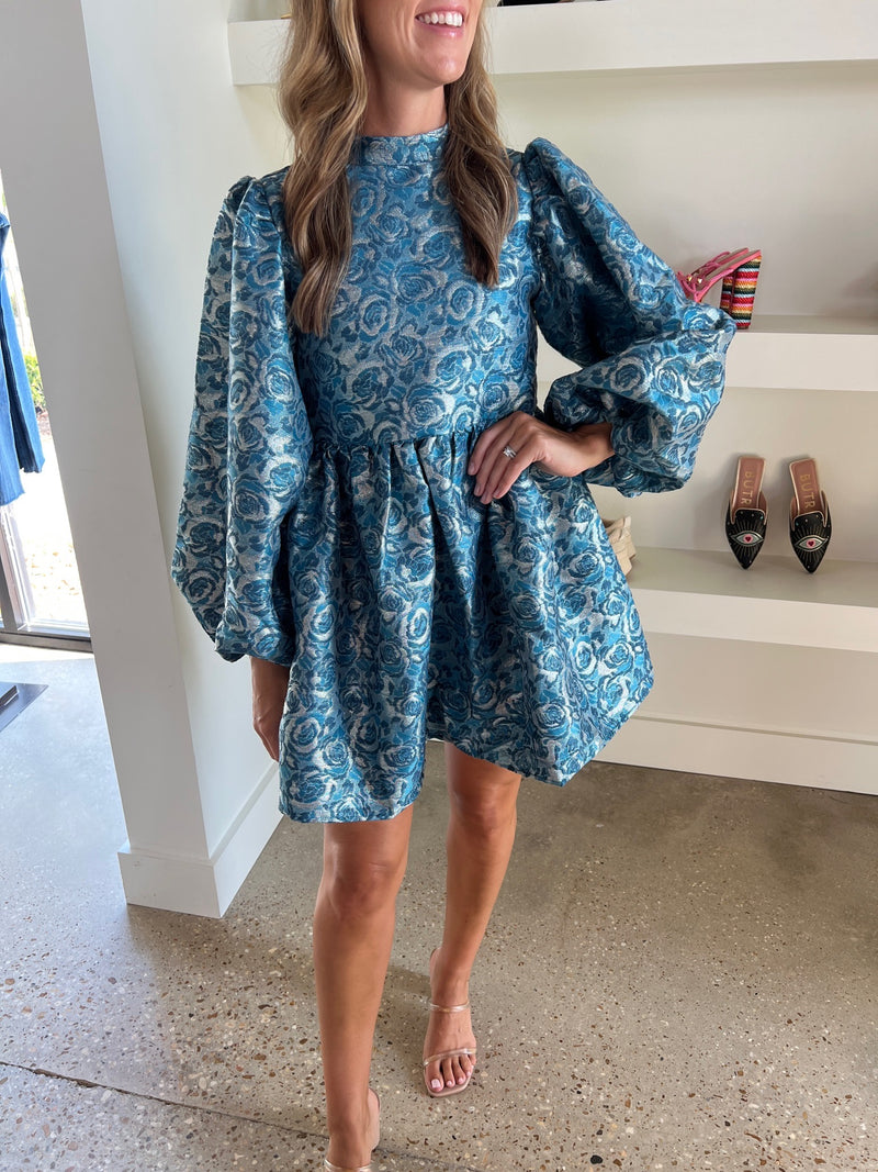 Blue Opal Fleur Mini Dress