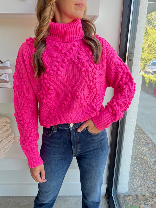 Hot Pink Daphne Sweater
