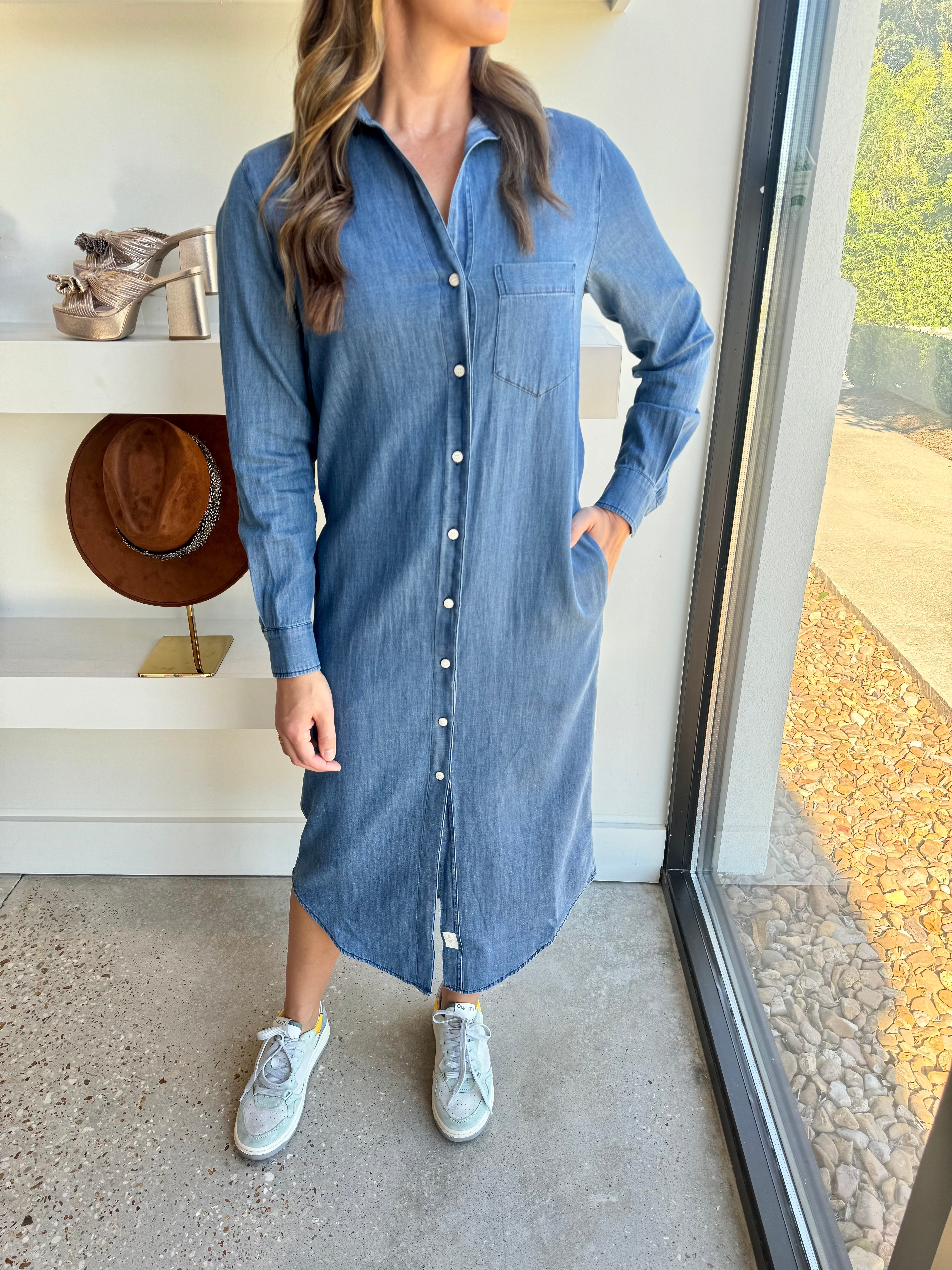 Medium Denim Louisiana Dress