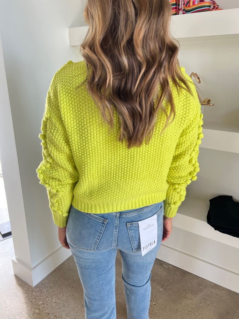 Neon Green Daphne Sweater
