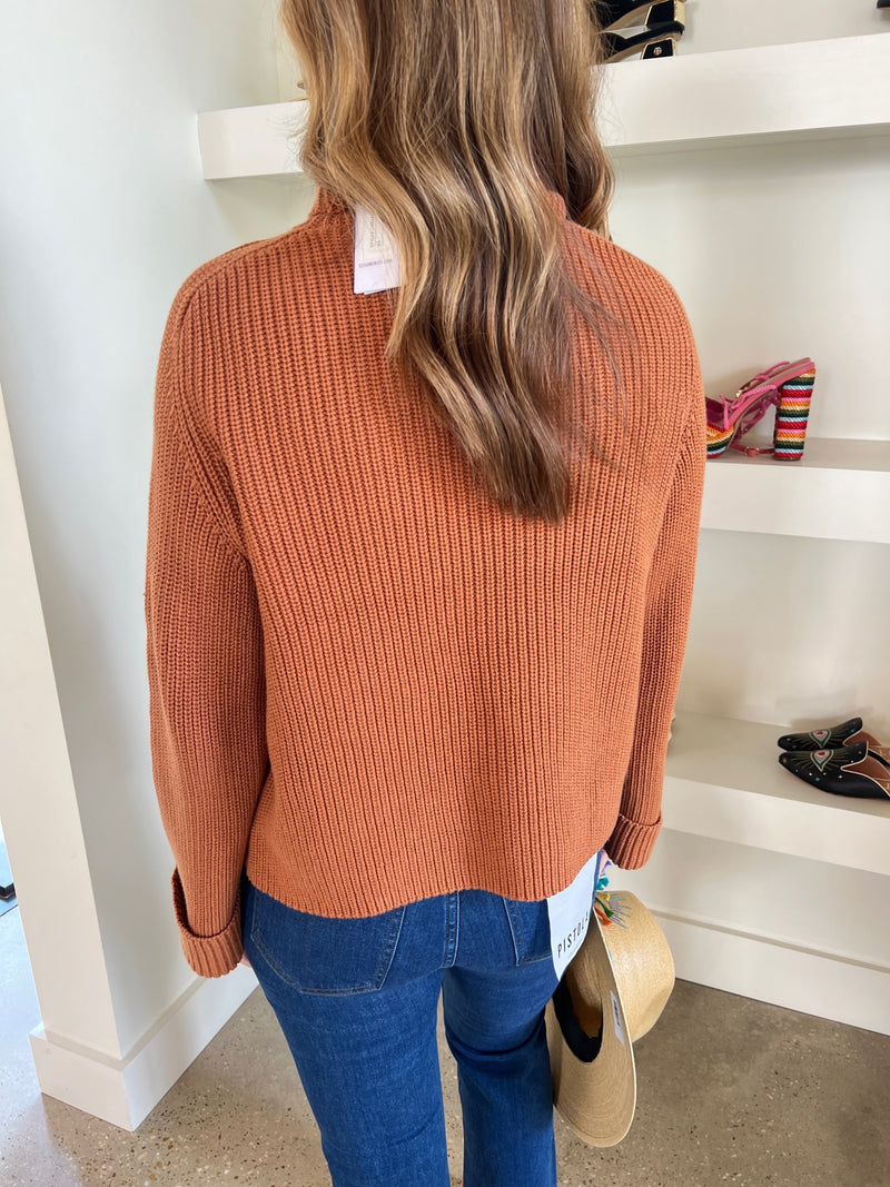 Toasted Almond Chunky Knit Sweater