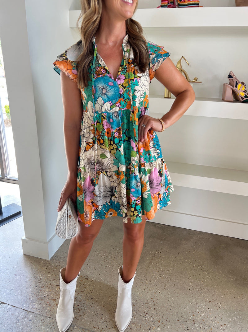 Jade Multi Hope Mini Dress
