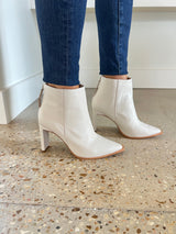 KAANAS Ivory Mizar Square Tip Bootie - Women's Fashion Footwear