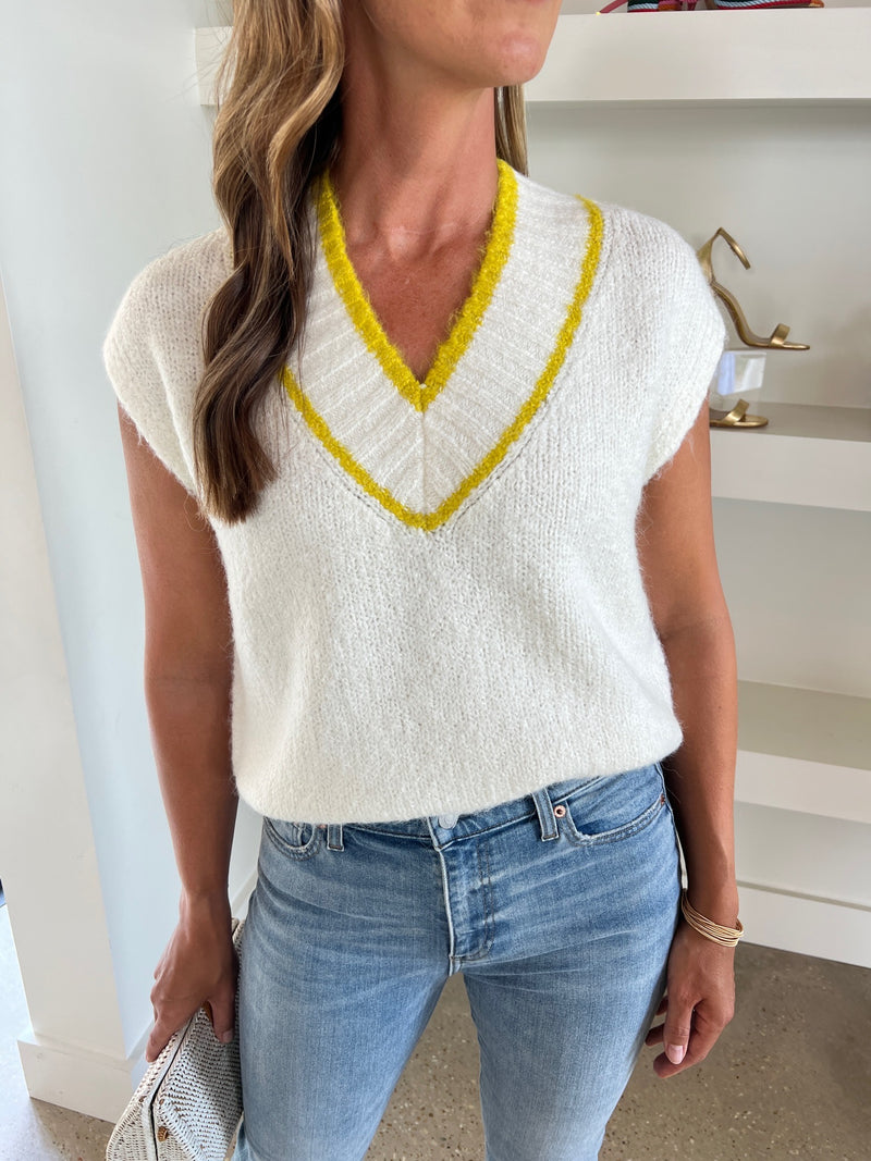 Ecru Kiran Sweater Vest