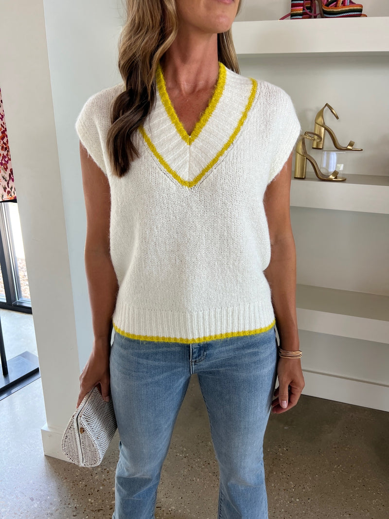 Ecru Kiran Sweater Vest