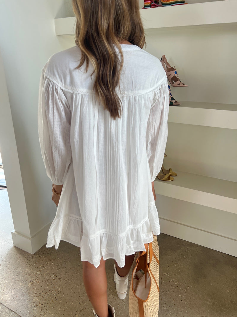 Ivory Leda Mini Dress