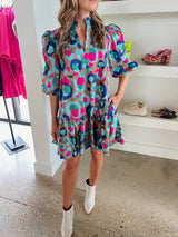 Emily McCarthy Cheetah Meadow Frankie Dress - Women's Fashion