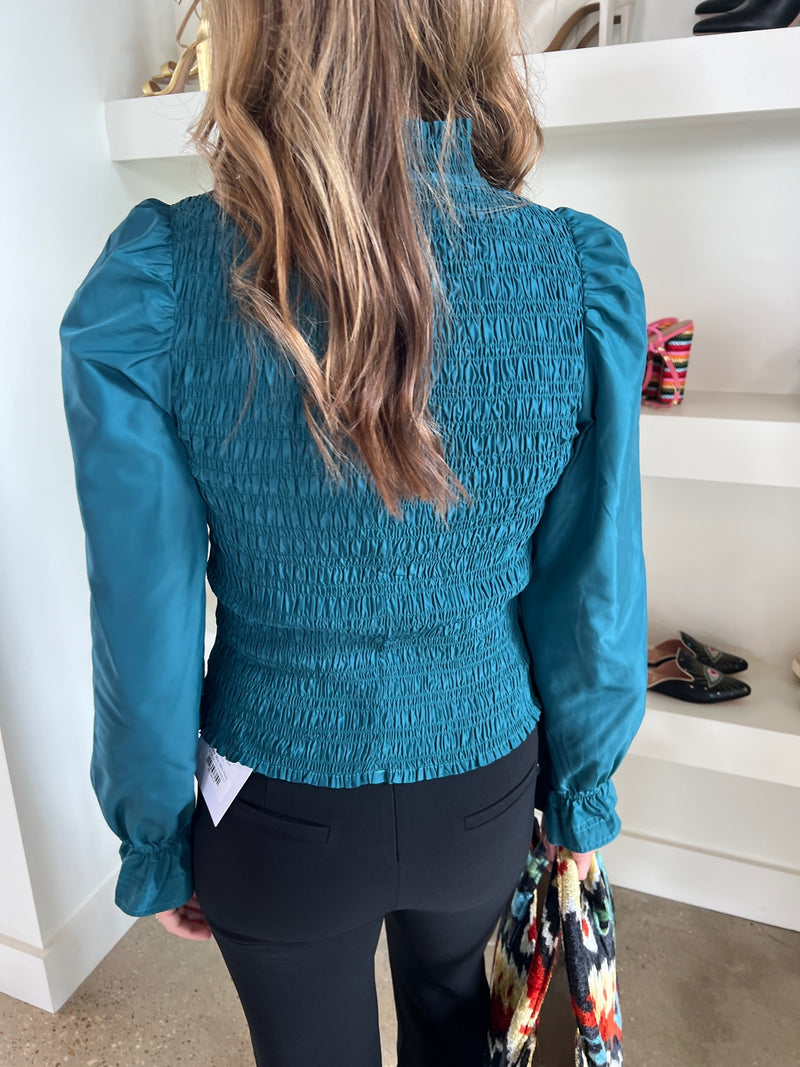 Teal Glennon Top