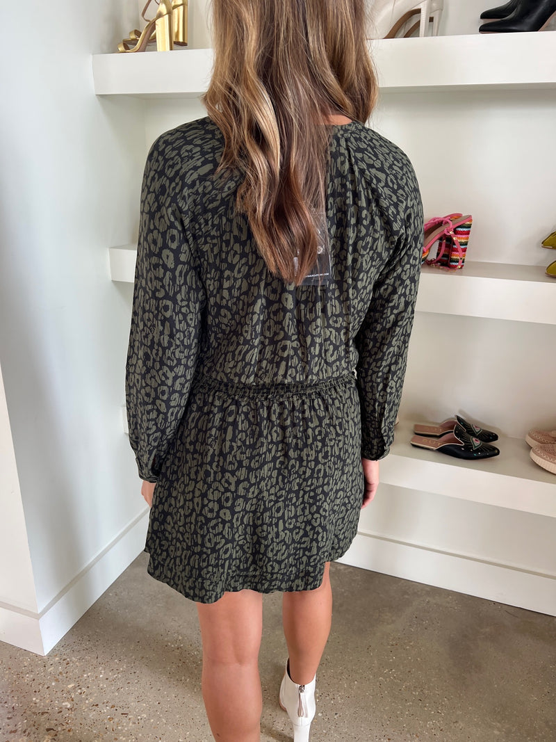 Olive Batik Jasmine Dress