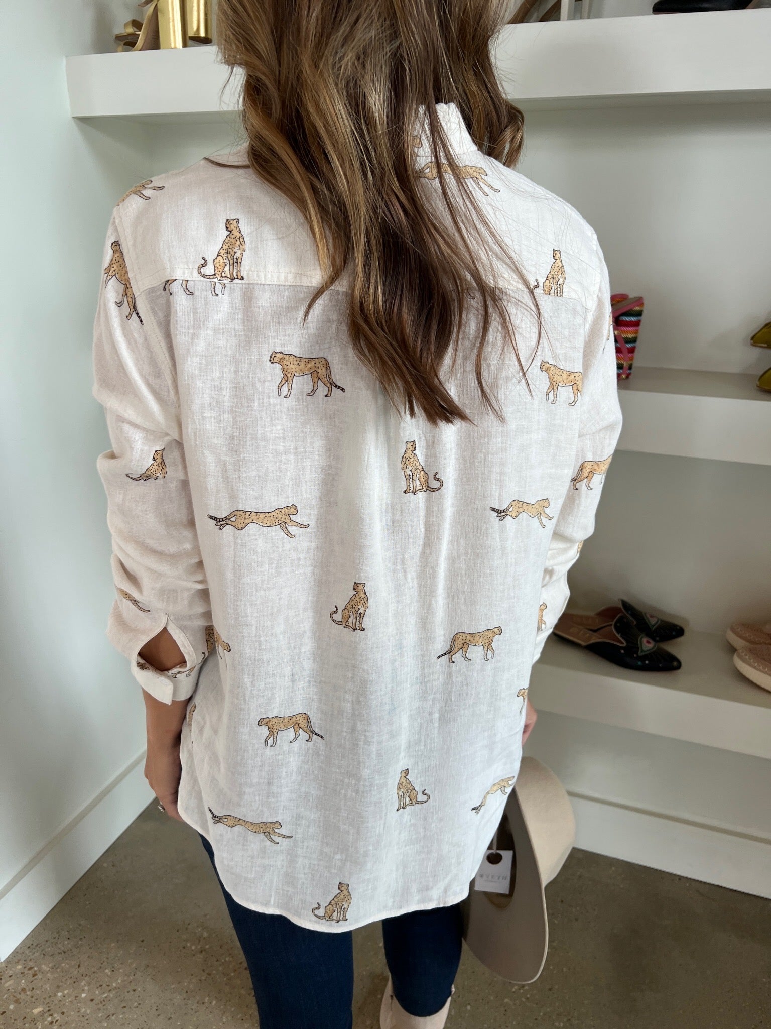 Natural Leopard Charlie Top