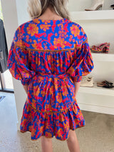 Cobalt Garden Charlotte Dress