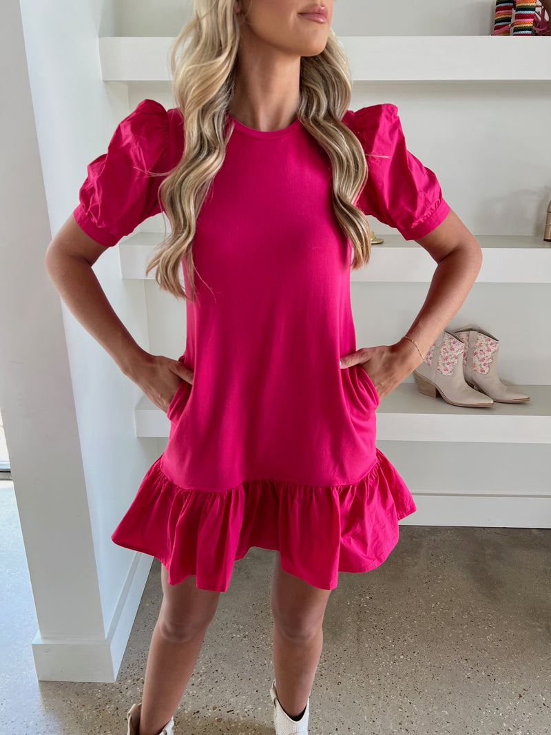 Azalea Pink Tenley Dress
