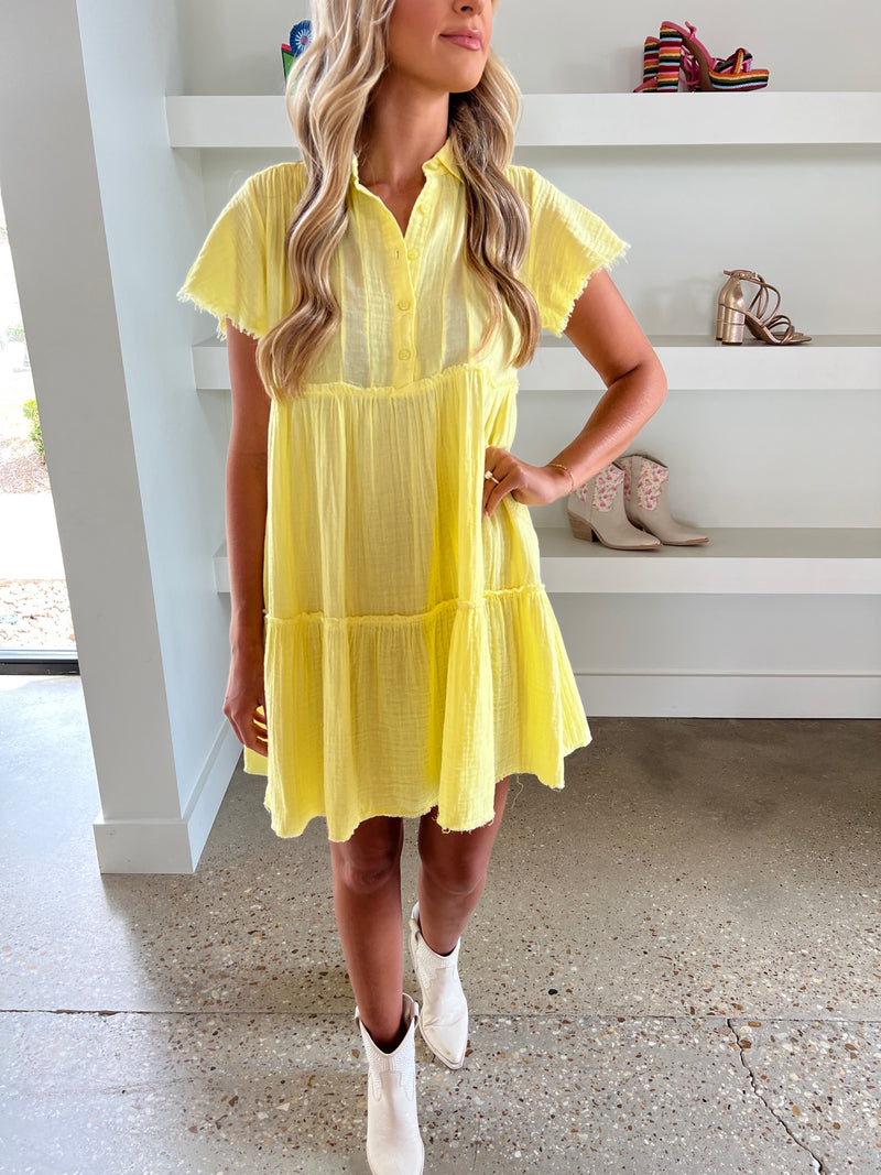 Yellow Morgan Dress
