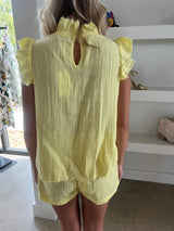 Yellow Princess Top