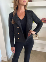 Black Woven Jacket