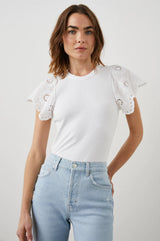 White Reza Top