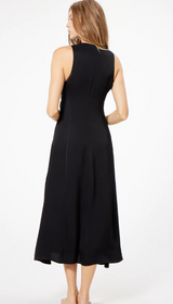 Black Alicia Ruched Dress