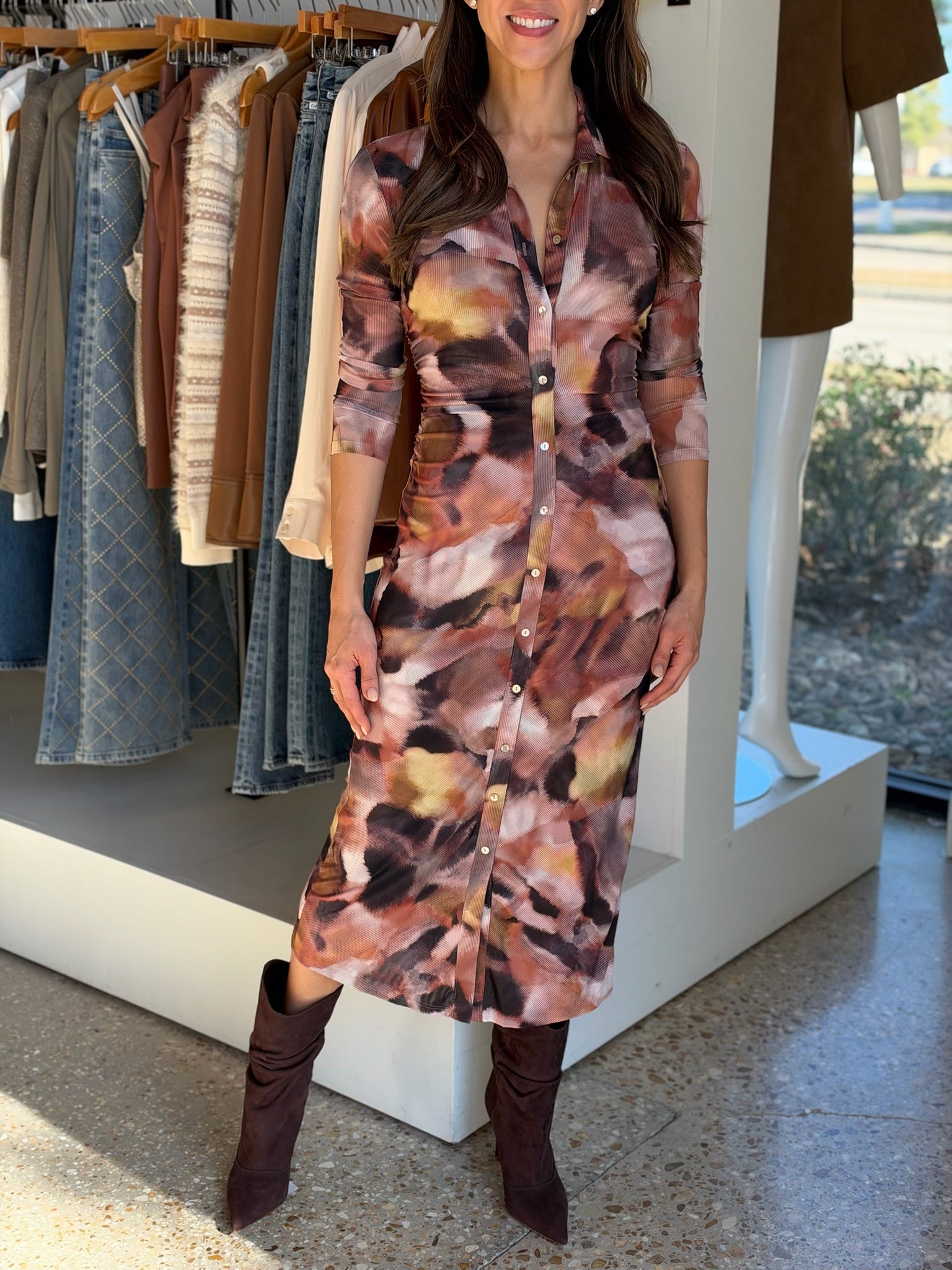 Abstract Blur ARENA DRESS - Amor Lafayette
