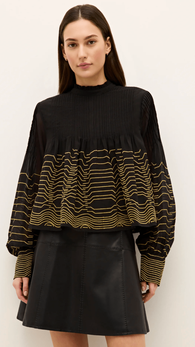 Abyss Melrose Blouse - Amor Lafayette