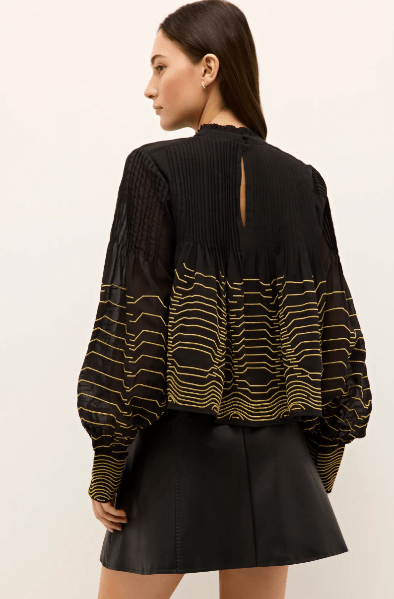 Abyss Melrose Blouse - Amor Lafayette