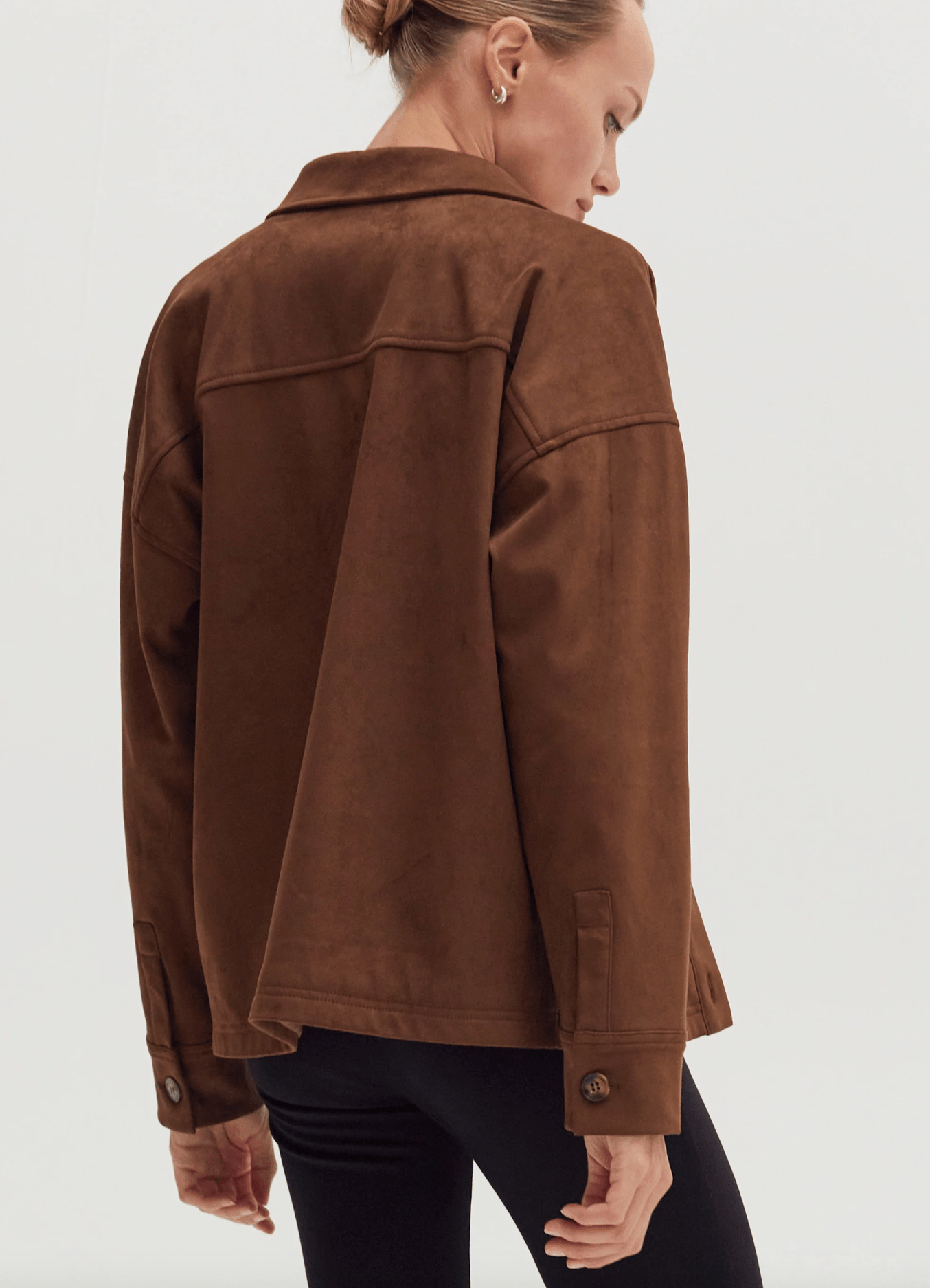 Alex Suede Shirt Jacket - Amor Lafayette